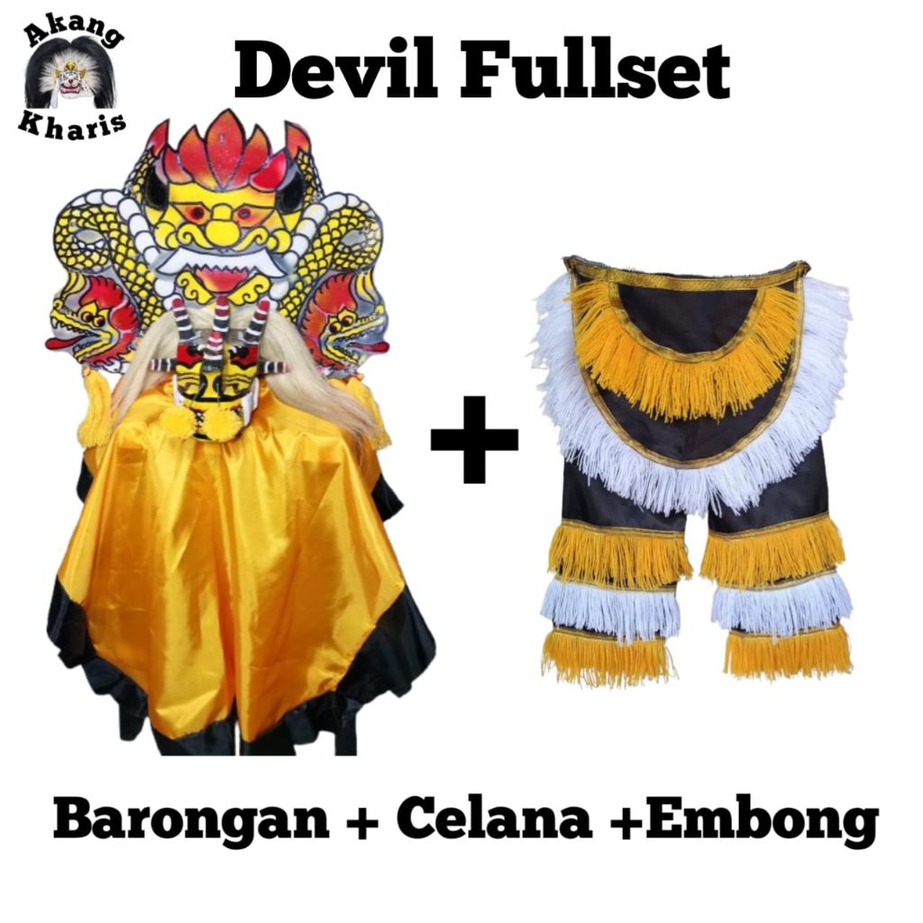Barongan devil FULLSET