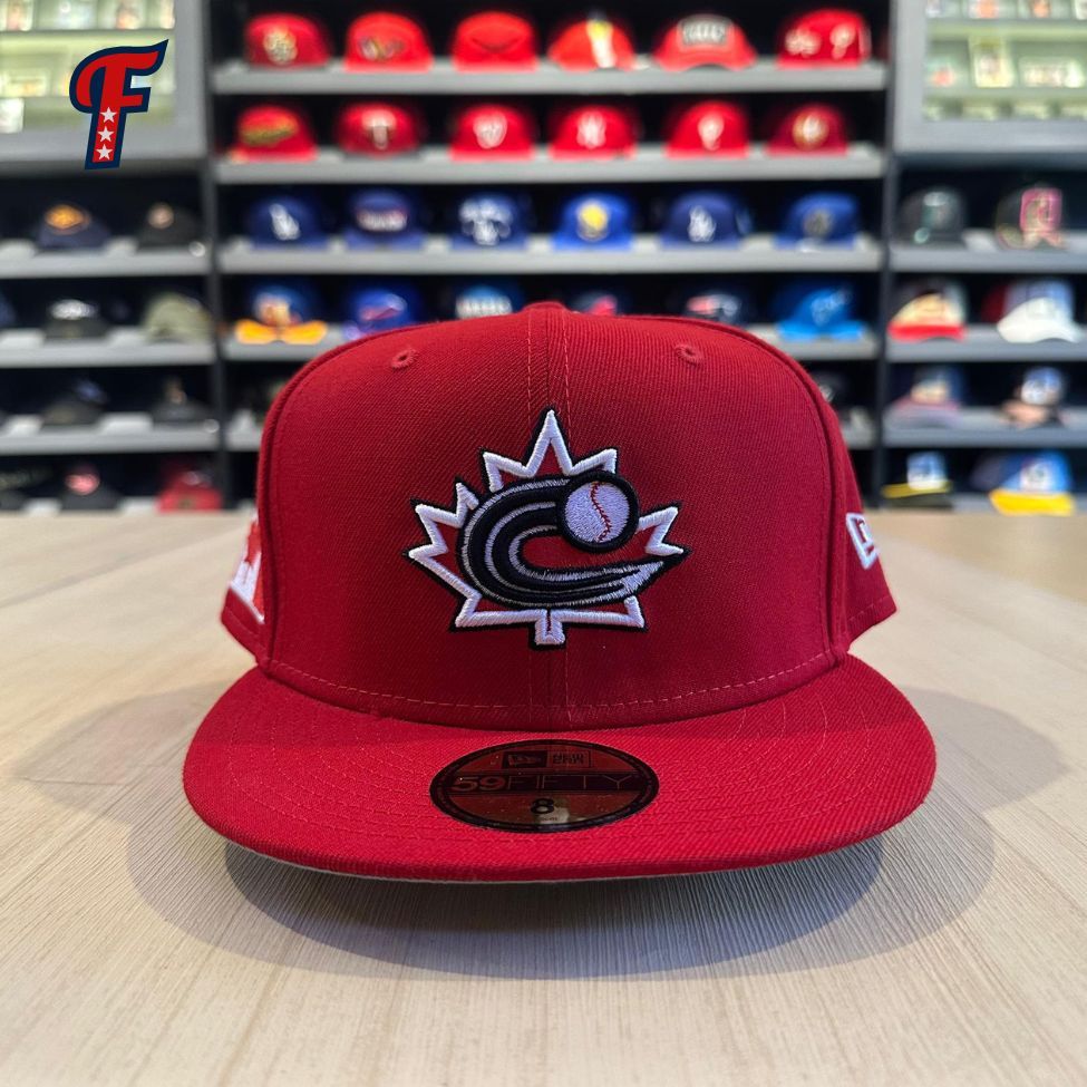 Topi New Era Team Canada Flag Red 59FIFTY Fitted Hat Original