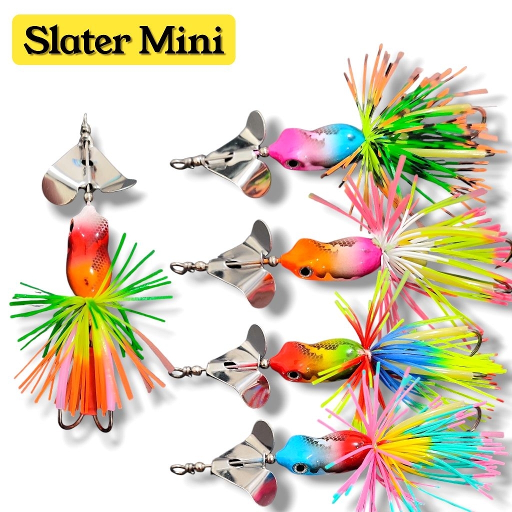 SLATER MINI. SLASH MINI. umpan casting gabus. lure casting haruan