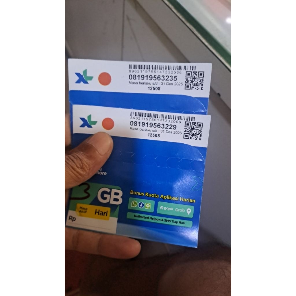 Kartu Perdana XL 3GB 30 Hari - XL HOME: SEGEL, Kuota Besar, Masa Aktif Panjang, Mudah diaktifkan