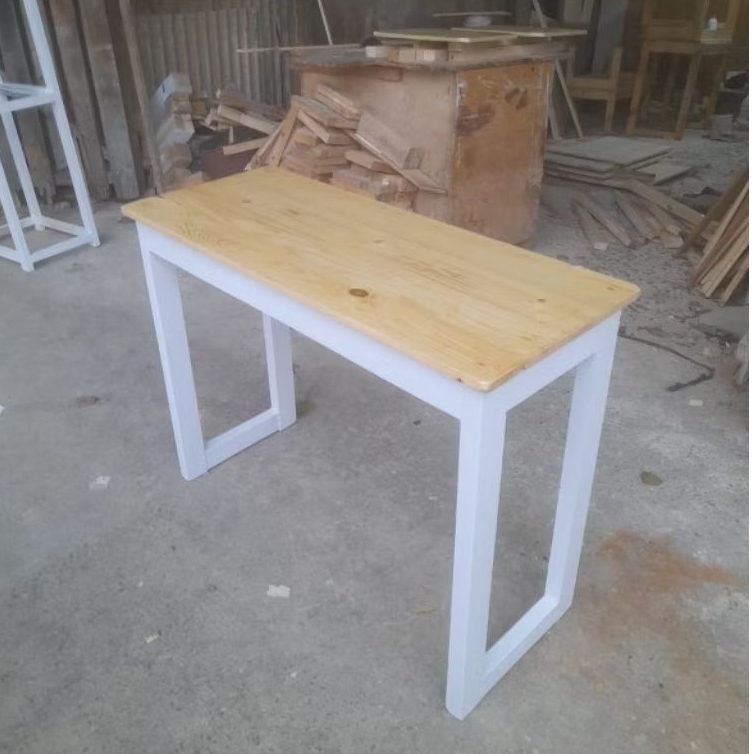 Meja kerja jati belanda 100x40x75