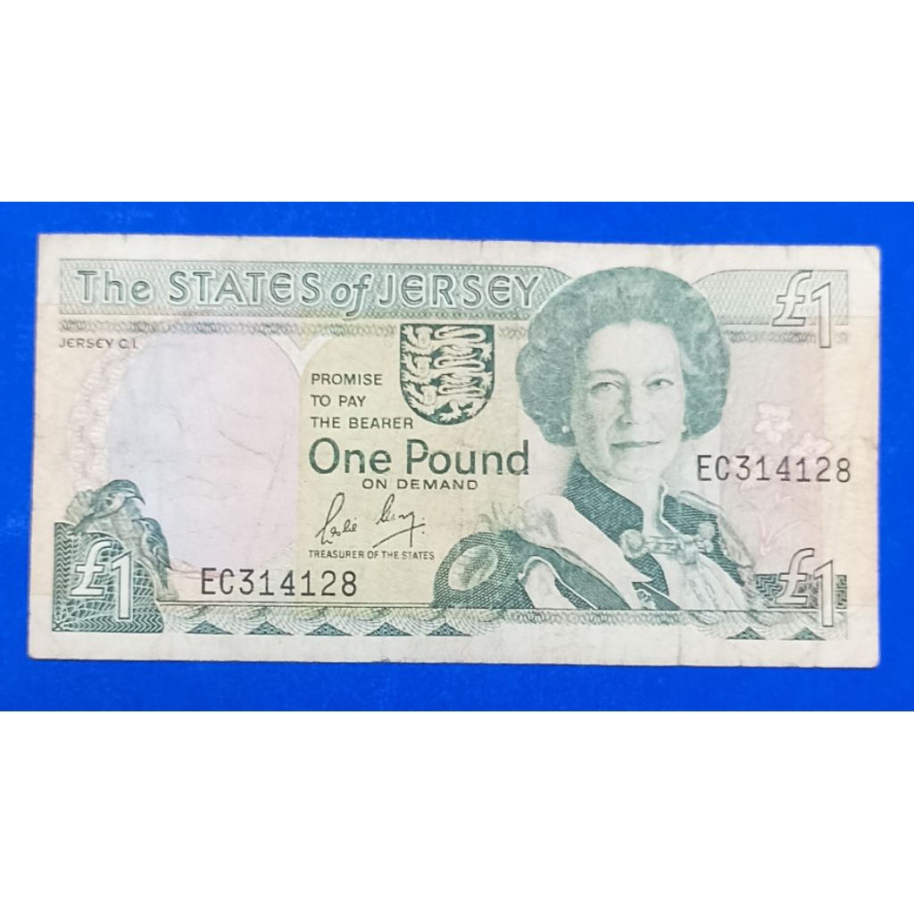 UANG KERTAS JERSEY 1 POUND