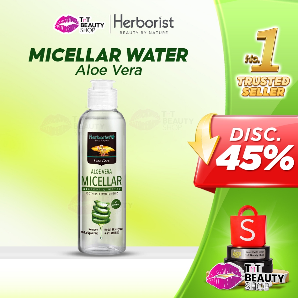 Herborist Micellar Water Aloe Vera 100ml | TnT Beauty Shop