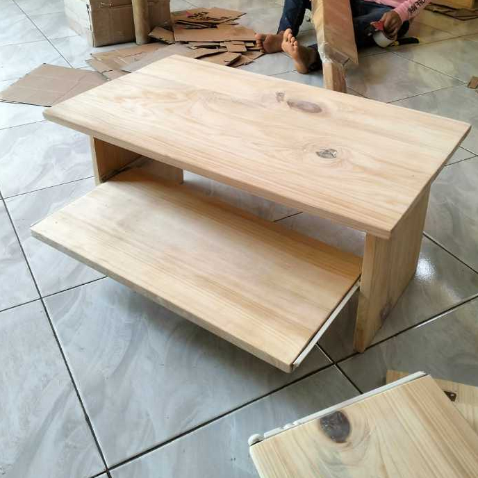 Meja Komputer Laptop MejaLesehan Kayu Jati Belanda