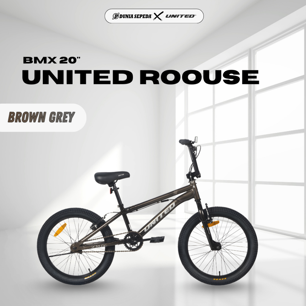 SEPEDA ANAK LAKI LAKI 20 INCH BMX UNITED ROOUSE NEW - SEPEDA BMX UNITED 20 INCH