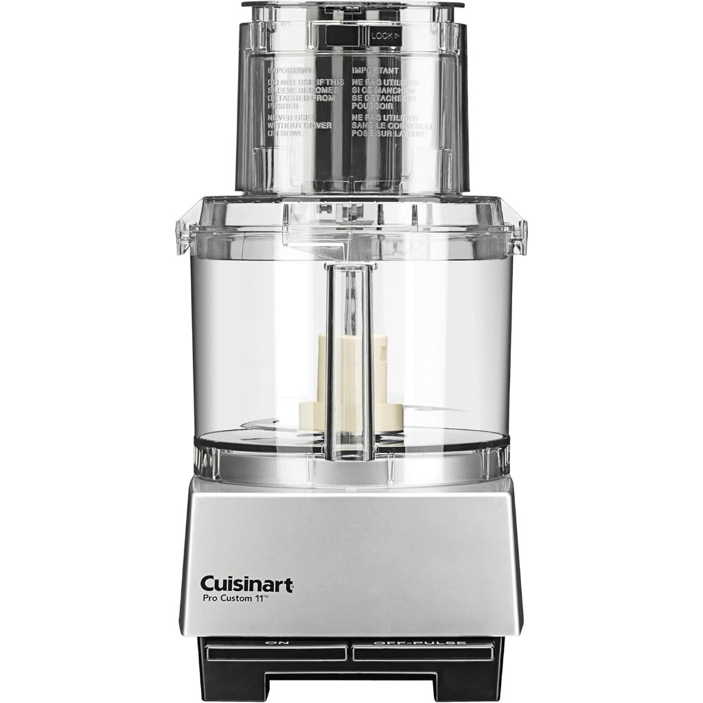Cuisinart Food Processor, Pro Custom 11 Cup, Brushed Chrome, DLC-8SBCYP1