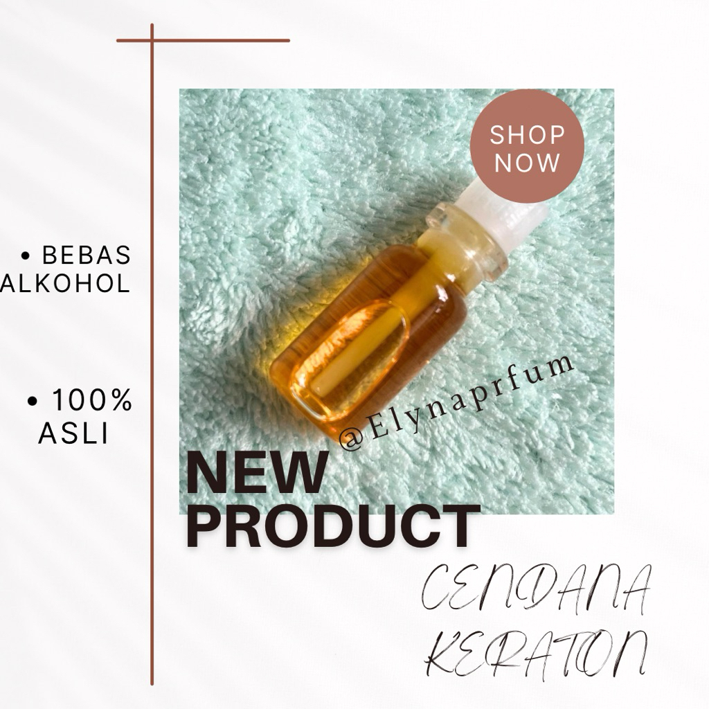 MINYAK CENDANA KERATON 100 % ASLI