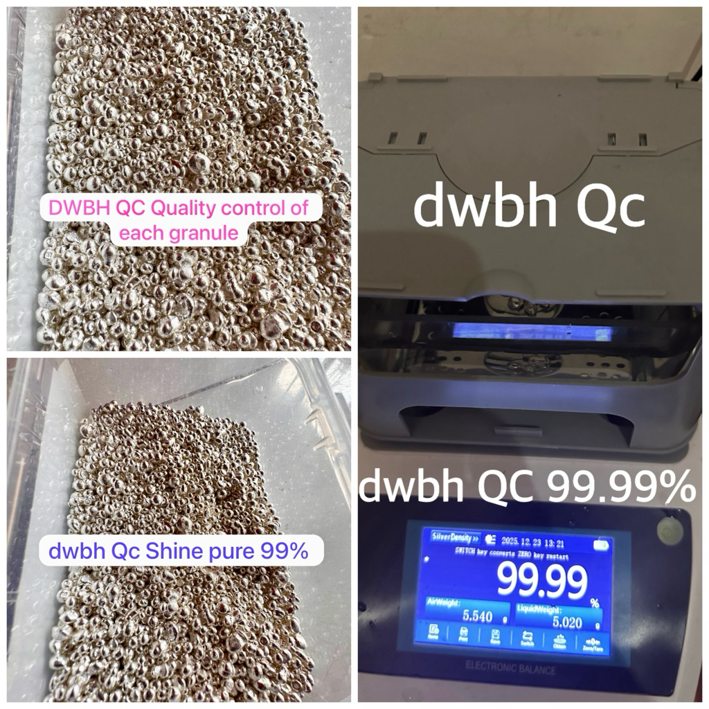 perak murni 99% 1000g  perak butiran 1kg perak granul, perak tambng dll