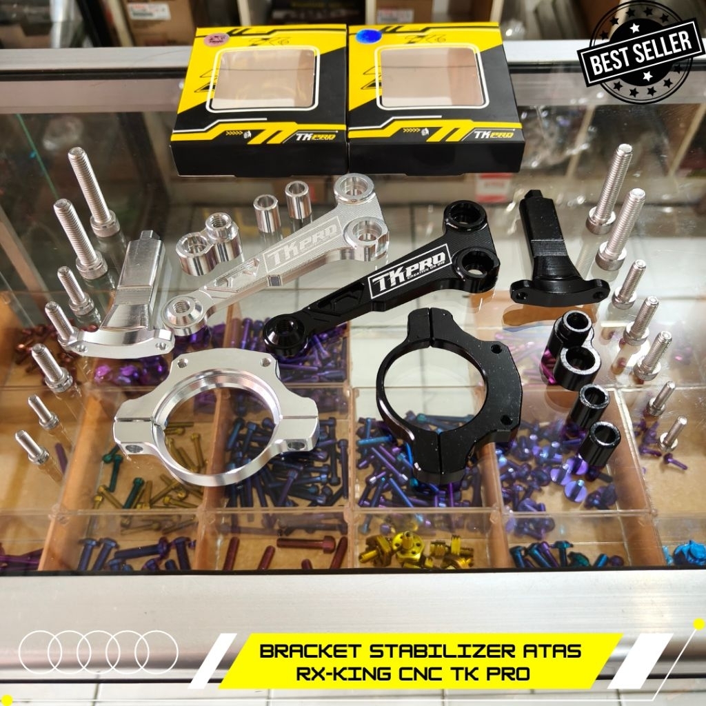 BRACKET STABILIZER ATAS RX-KING CNC TK PRO