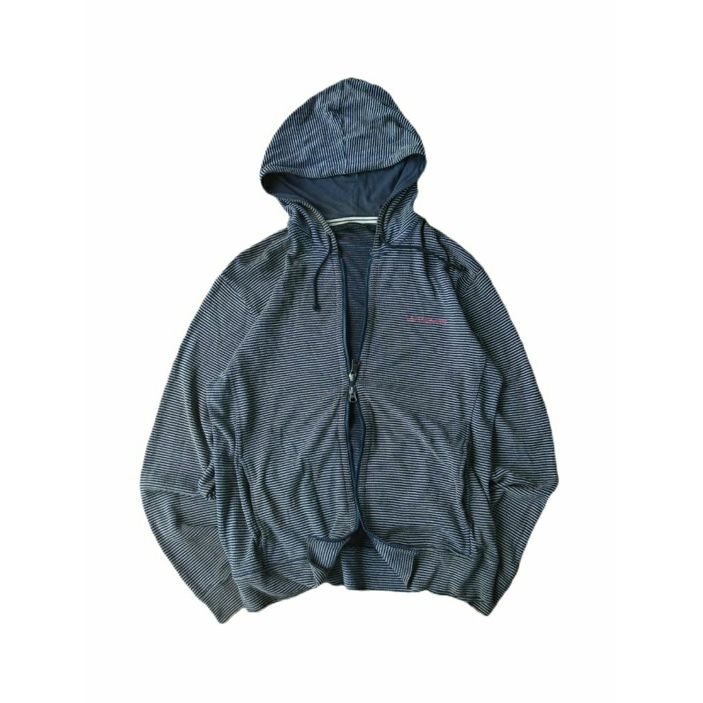 Hoodie Y2K Double zipper stripe C Klein