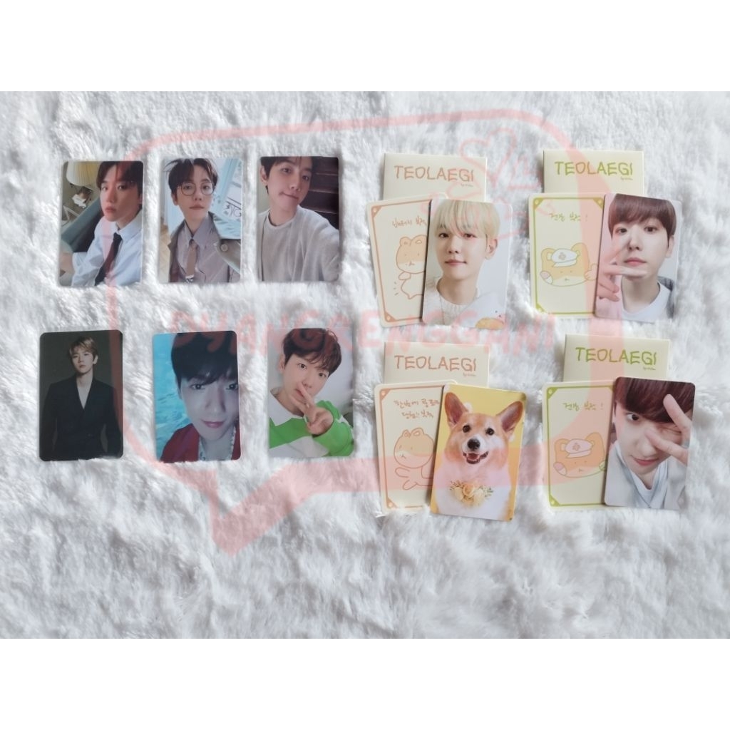 EXO BAEKHYUN PC BRING GREEN FIGARO BAMBI TEOLAEGI MONGRYEONG LIGHTSTICK