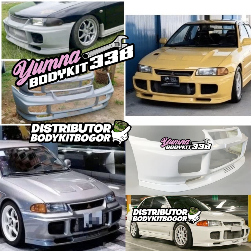 BEMPER DEPAN LANCER EVO 3 TAHUN 1995 1996 BUMPER DEPAN MITSUBISHI LANCER EVOLUTION III