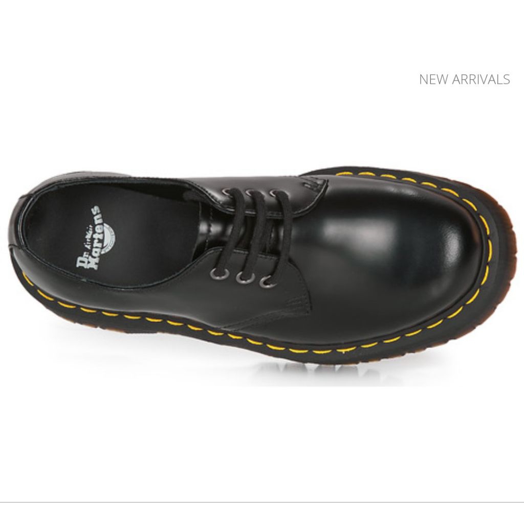 Dr. Martens1461 QUAD BLACK POLISHED SMOOTH