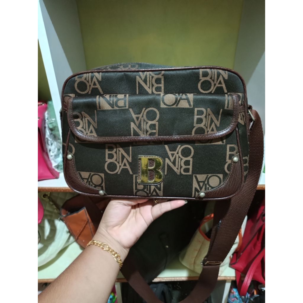 tas bonia selempang cowok preloved