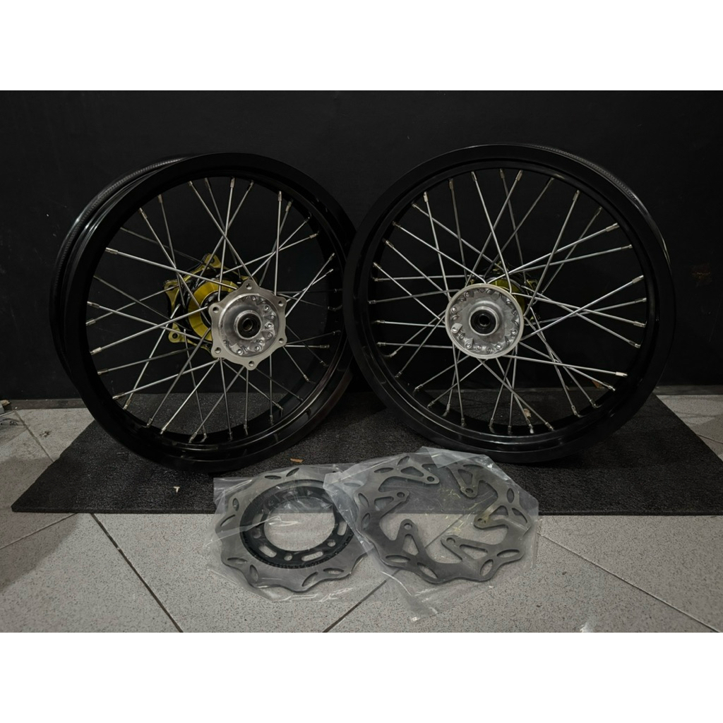 VELG SET WHEELSET SUPERMOTO KLX 230
