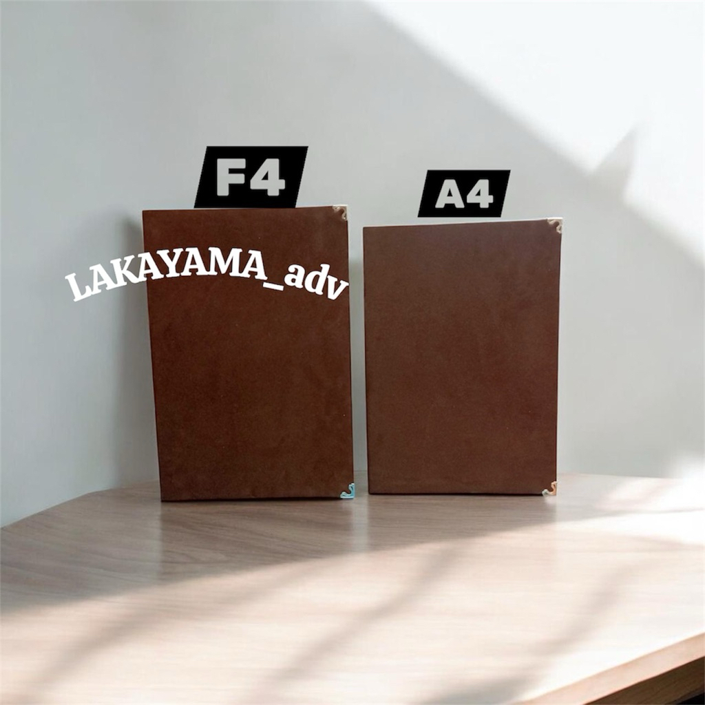 map beludru polos warna coklat plus siku