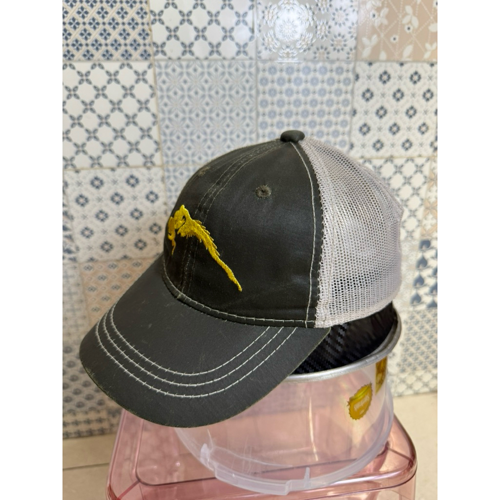 Topi Brand Branded Second Outdoor Cap OC Bahan Kulit Vintage