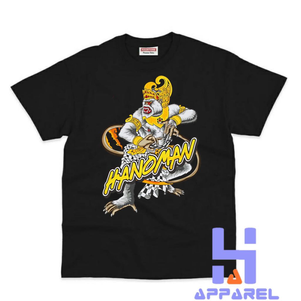 BAJU ANAK KAOS ANAK KARAKTER HANOMAN PEWAYANGAN