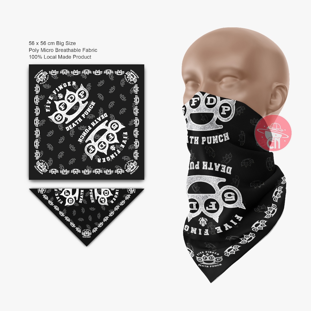 Bandana Band Musik /Paisley Masker Scarf /Band Death Metal /Slayer Unisex /Skena Aksesoris Outfit Mu