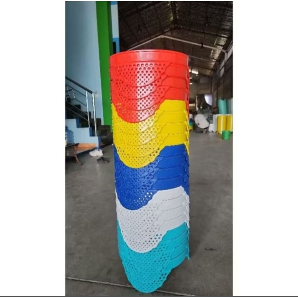 TEBOK DAN PION BONUS KLEM 3PCS anti karat stainlis sangkar burung lovebird diameter 33cm motif denga