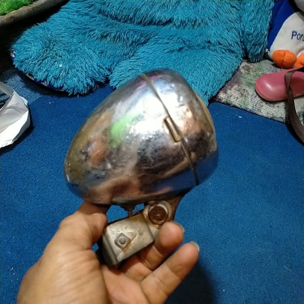 lampu sepeda onthel tua bosch german