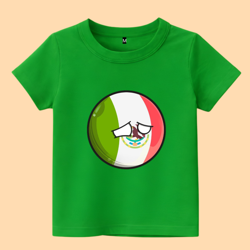 baju kaos anak country balls Mexico ball