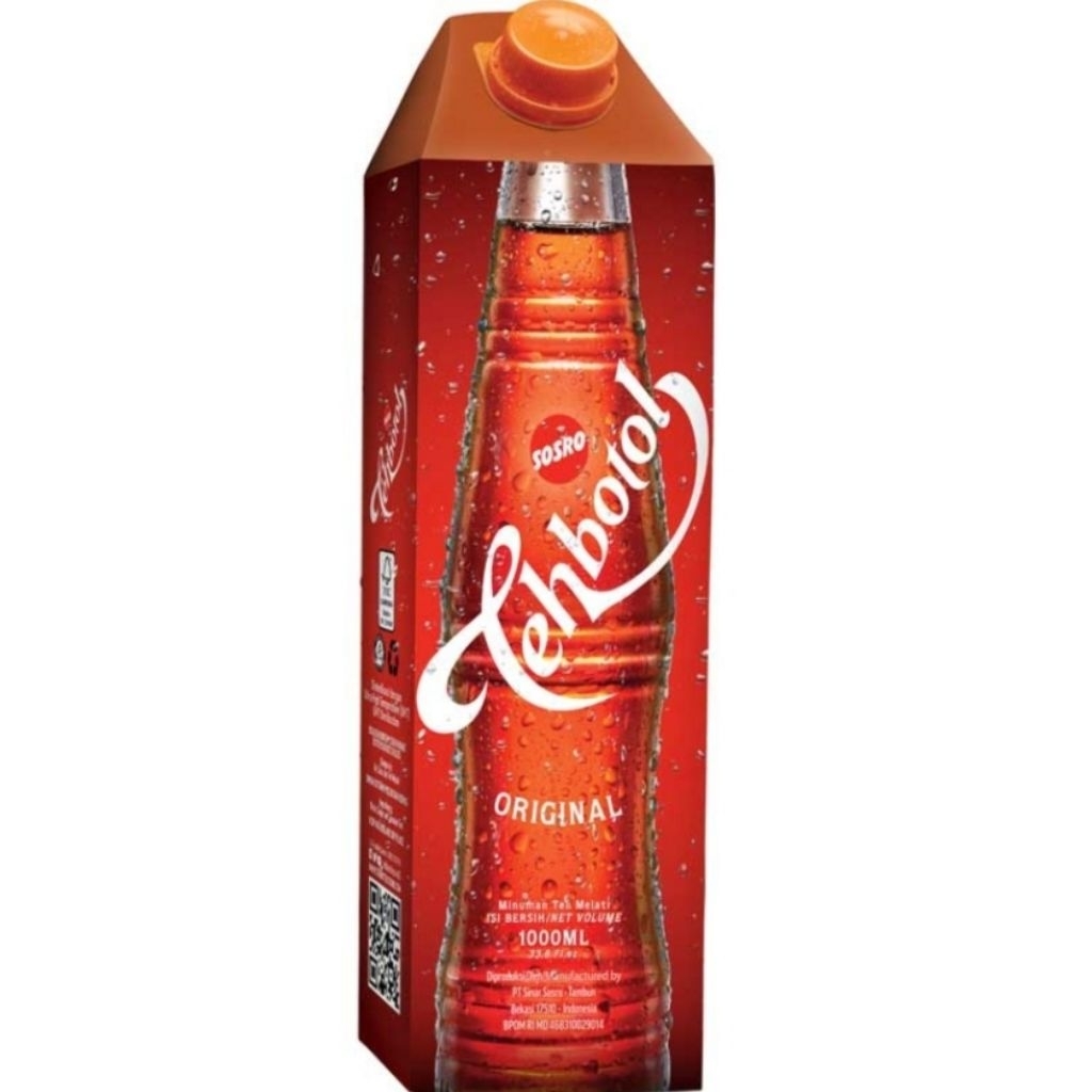 [ 12 Pcs ] Sosro Teh Botol 1 Liter