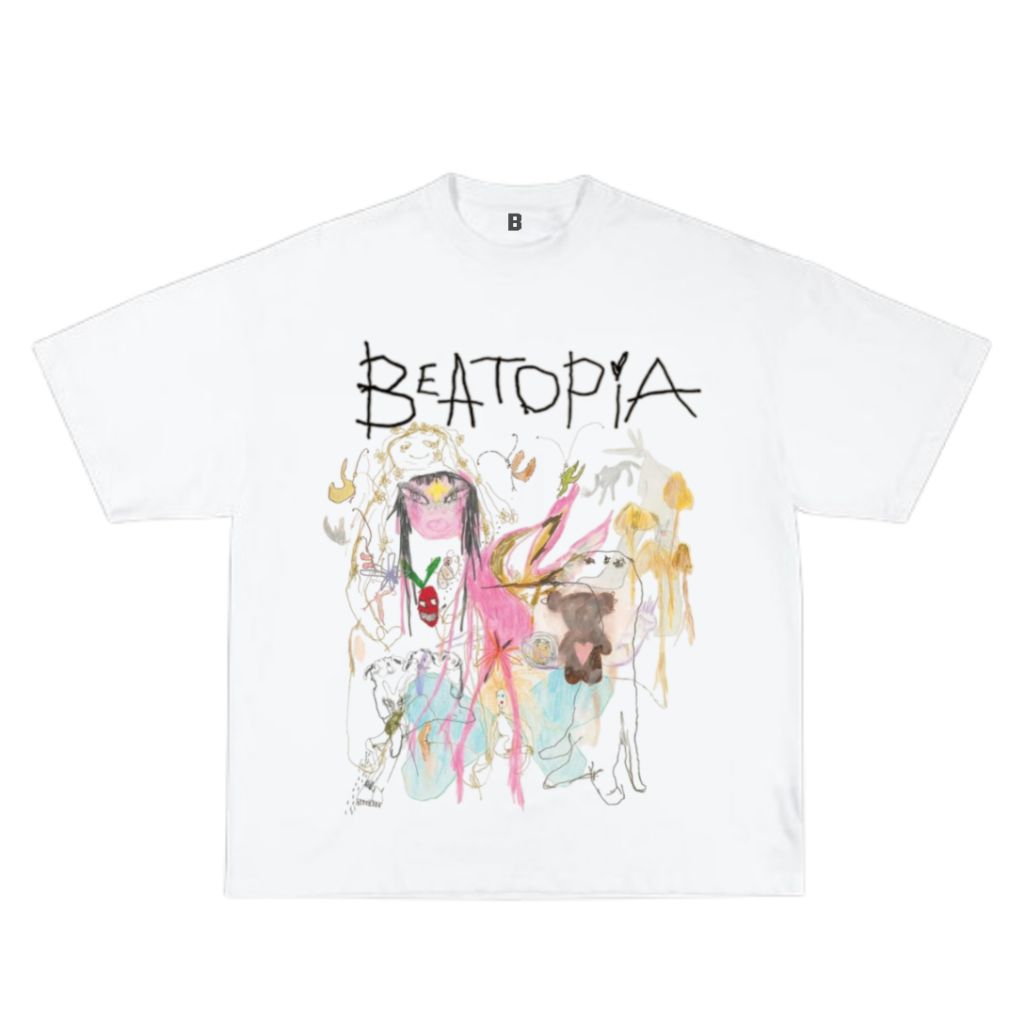 KAOS BAJU BEATOPIA BEABADOOBEE | REGULAR FIT | TSHIRT VINTAGE BAND BEABADOOBEE | COMBED PREMIUM 24s 