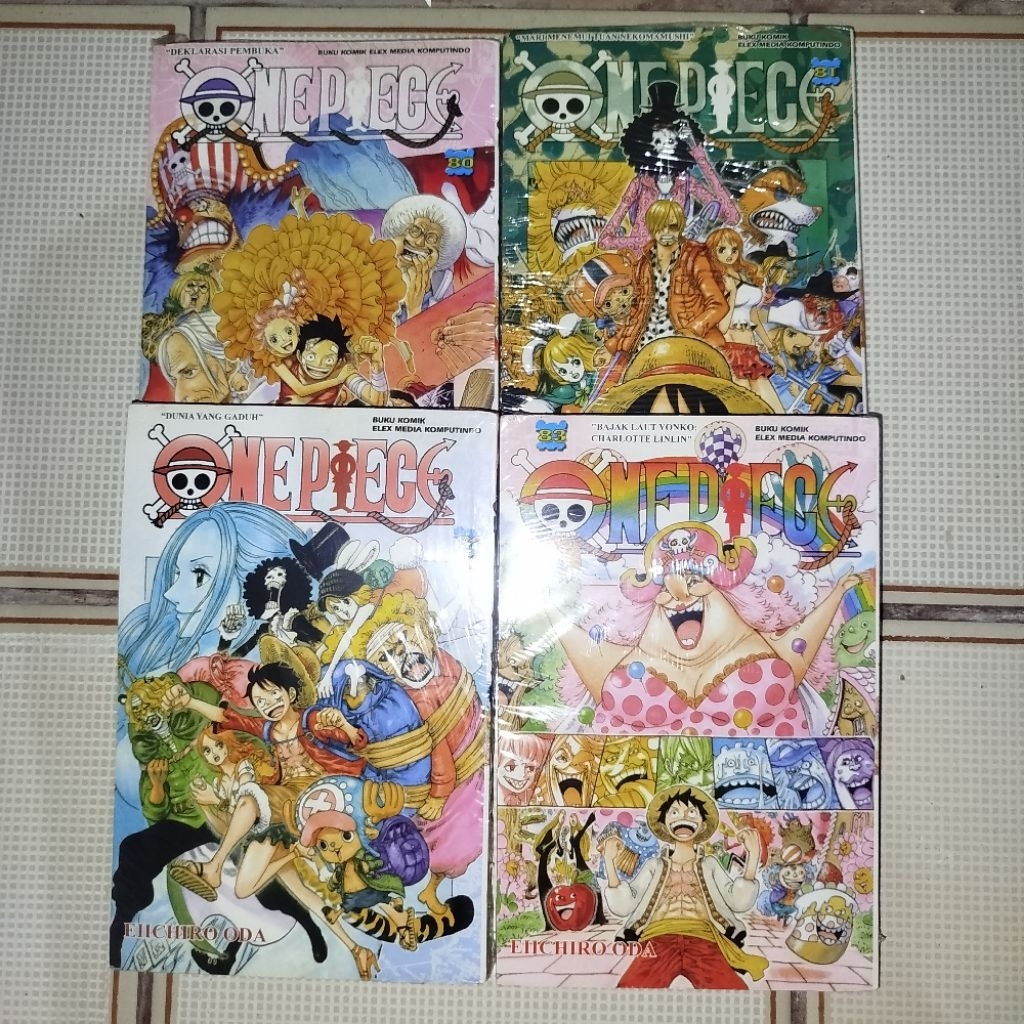 Komik One Piece vol 80 81 82 83 set segel