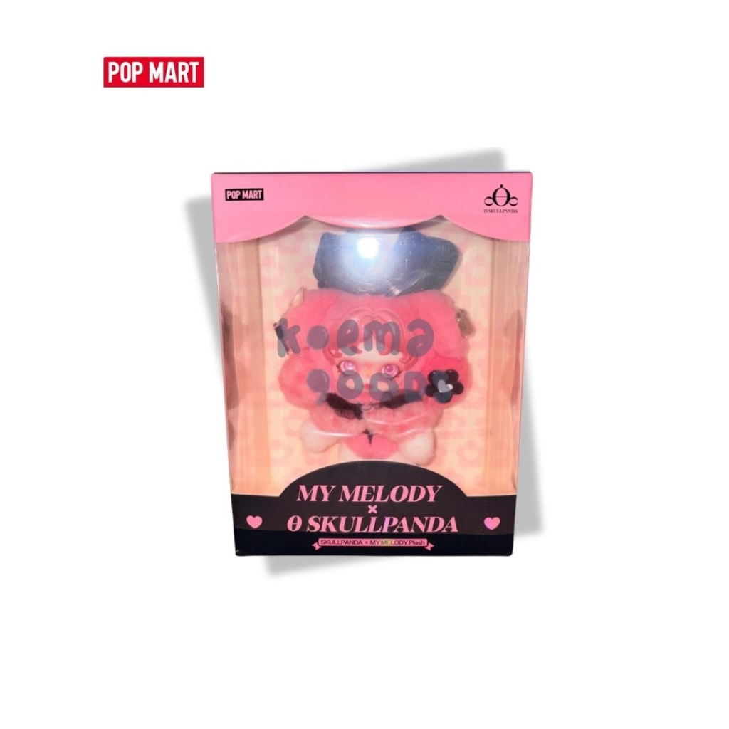 POP MART Skullpanda x My Melody Plush Pendant Bag Charm