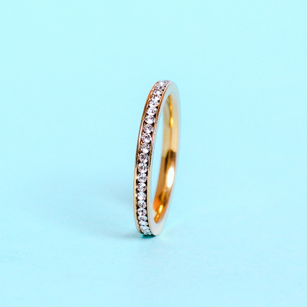 Eka Swasa x Sade Jewelry - Cincin Permata Titanium Wanita YCC28