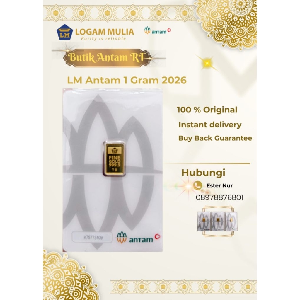 Emas Antam 1 gram