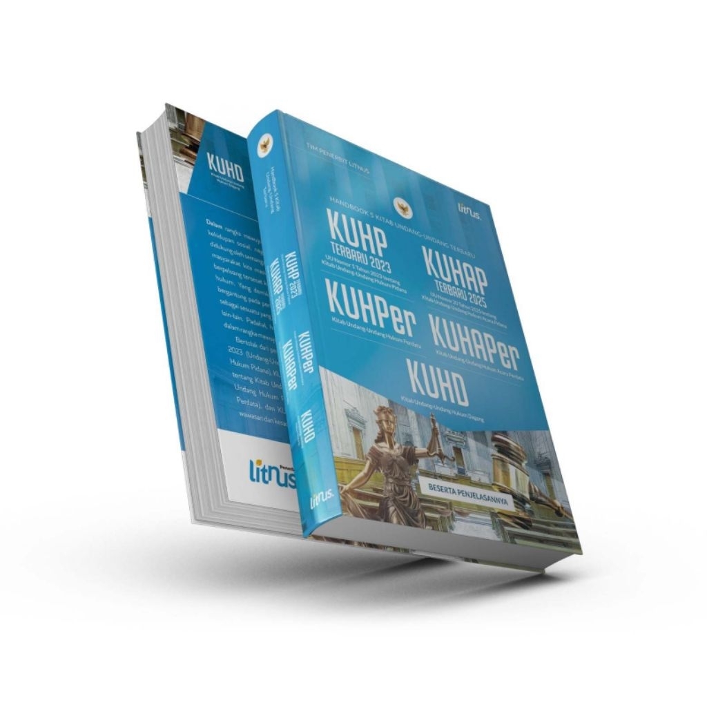 BUKU HANBOOK 5 KITAB UU TERBARU KUHP TERBARU 2023 KUHAP TERBARU 2025 KUHPER KUHD