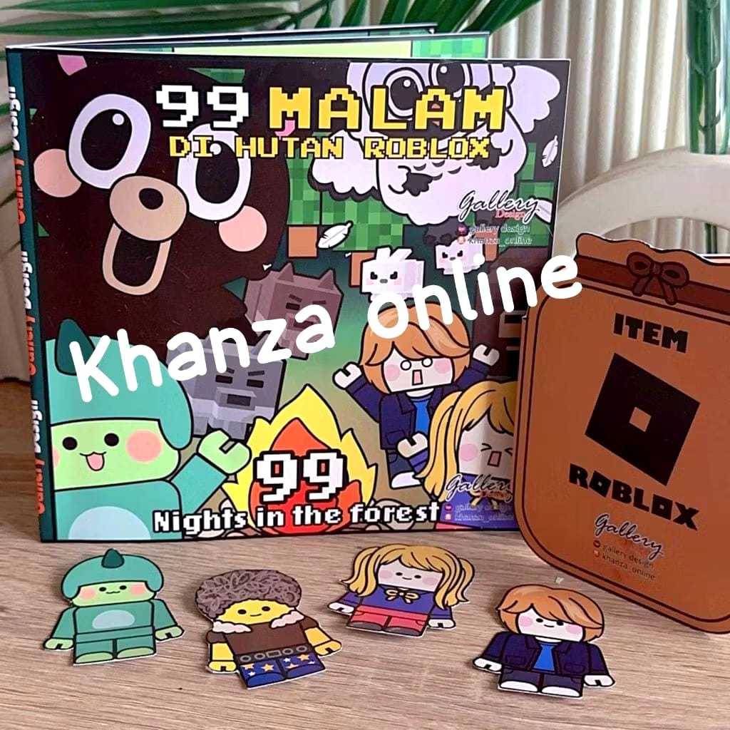 PAPER DOLL HOUSE ROBLOX AVATAR MAINAN EDUKASI ANAK PEREMPUAN USIA 6-8 tahun BONEKA KERTAS