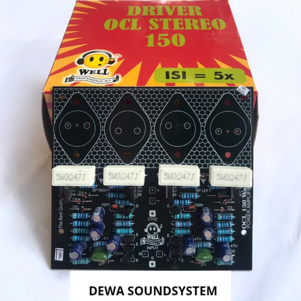 Driver OCL Stereo 150 Watt Tr Jengkolan Suara Mantap