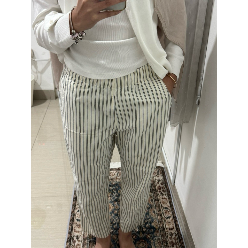 uniqlo stripe pants (preloved)