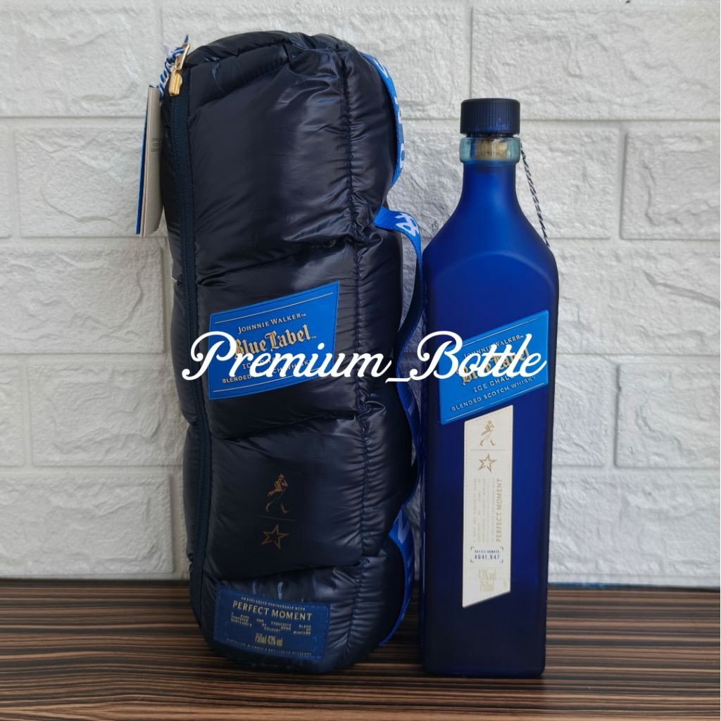 Botol Kosong JW Blue Label Ice Chalet 750ml + Bag