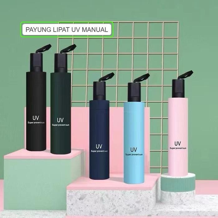 PAYUNG LIPAT / PAYUNG UV / PAYUNG MAGIC 3D VIRAL PAYUNG LIPAT LAPISAN HITAM ANTI UV PAYUNG AJAIB MUN