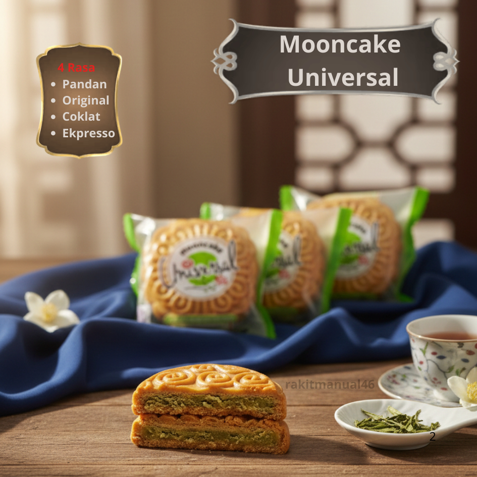 Mooncake Halal / Kue Bulan Universal Bayu Bagus Exp Di Jamin Lama