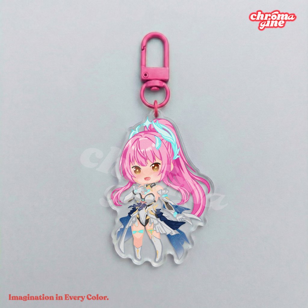 Aemeath Wuthering Waves Keychain Ganci Gantungan Kunci Keychain