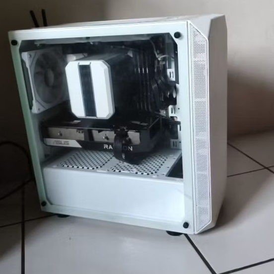 PC GAMING FULL SET SIAP PAKAI NGEBUT Asus PC Gaming Ryzen 7 5700X B550M WIFI SE DDR4 32gb RX 6600 XT