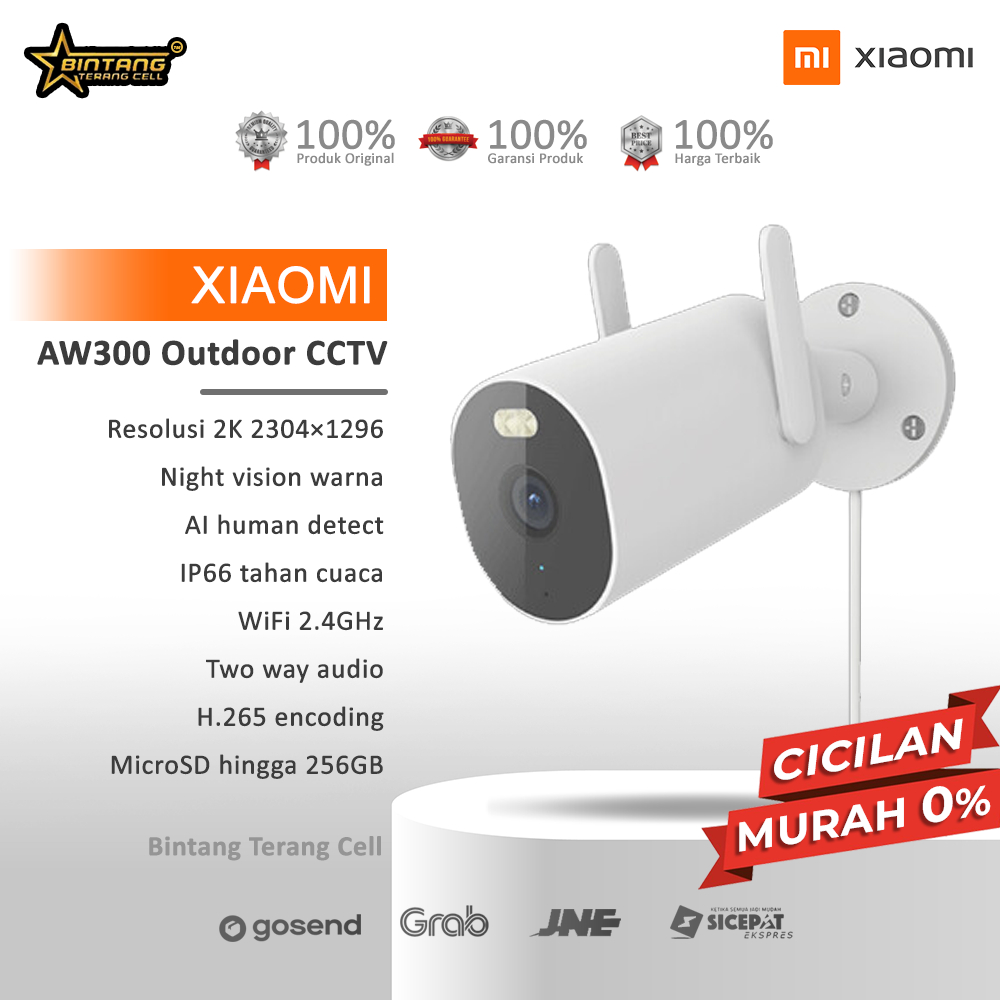 Xiaomi Mi CCTV Outdoor Camera AW300 Garansi Resmi