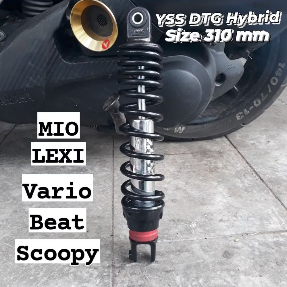Original YSS GAS HYBRID Size 310 mm & PRO Z size 300 mm Shockbreaker matik vario beat mio fazzio gea