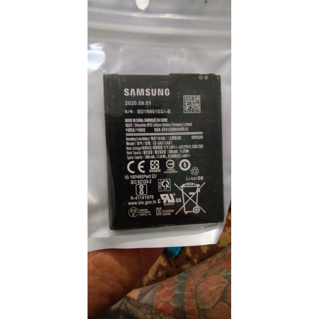 Baterai Samsung A01 Core Original