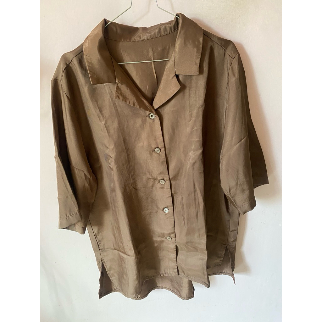 kemeja satin preloved