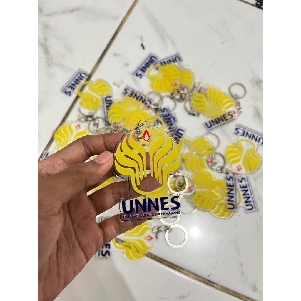 Gantungan Kunci UNNES - Ganci Universitas Negeri Semarang Akrilik