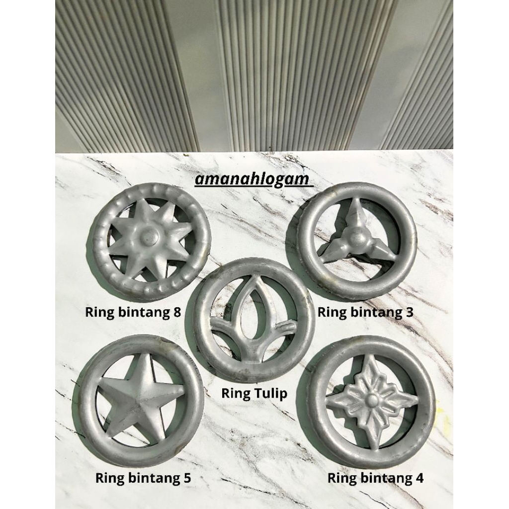 Ring Bintang ornamen pagar