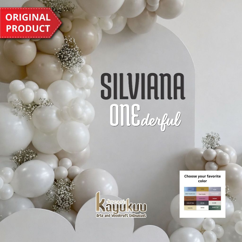 Kreasikayukuu Custom Nama Dekorasi Ulang Tahun / Tasyakuran Bahan kertas Jasmine [HARGA PERHURUF]