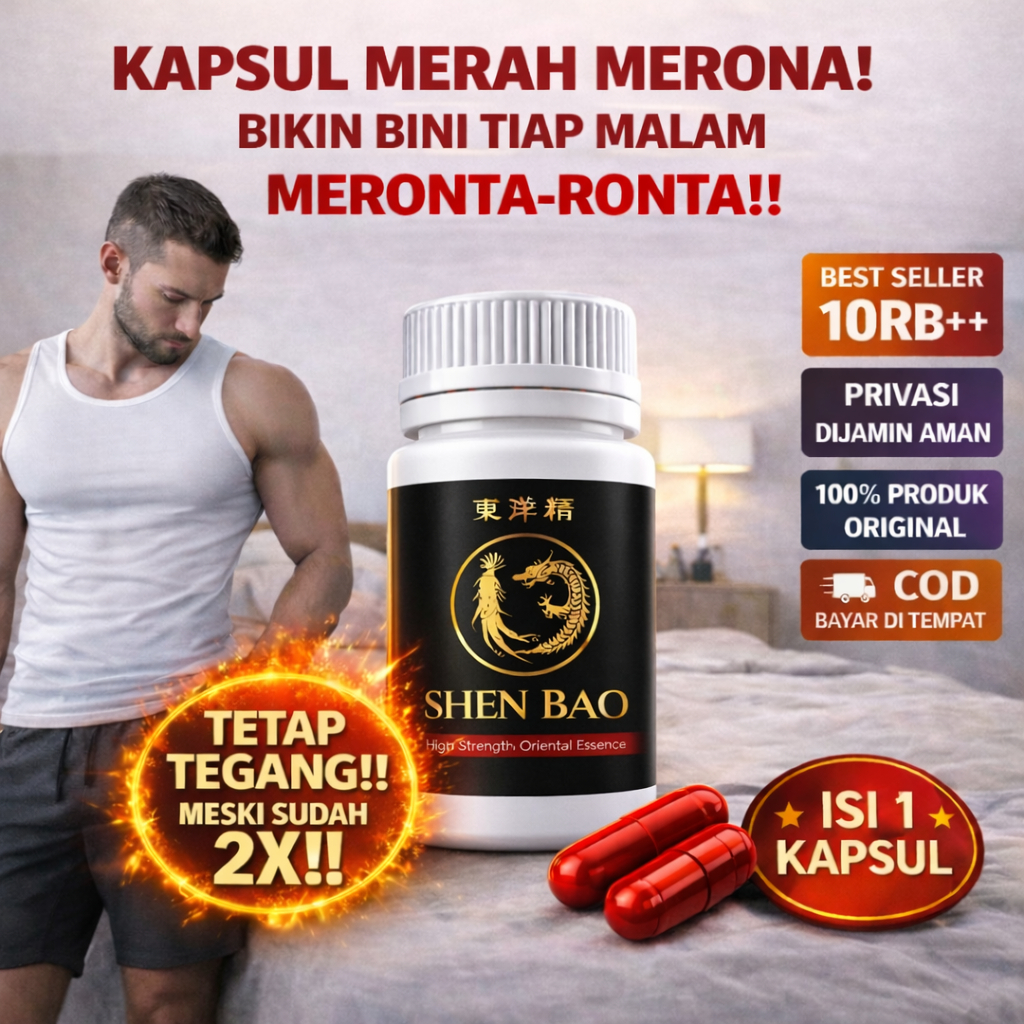 Ramuan Herbal SHEN BAO Kapsul Obat Kuat Pria