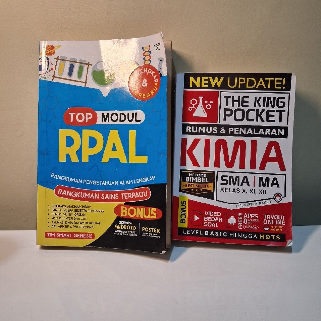 Preloved Modul RPAL & The King Pocket Kimia SMA